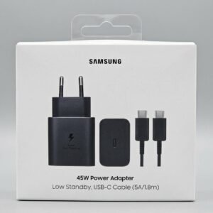 45W Power Adapter, Low Standby , USB C cable