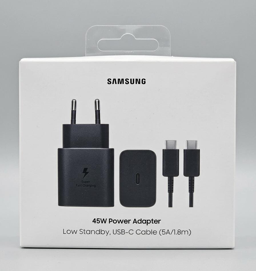 45W Power Adapter, Low Standby , USB C cable