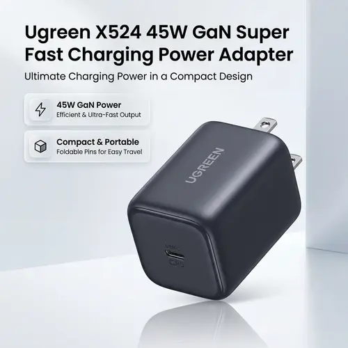 Ugreen X524 45W GaN Super Fast Charging Power Adapter